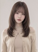 ユーフォリア エヌ 池袋サンシャイン通り店(Euphoria +n) ショコラグレージュ盛れる顔周りカットレイヤー10代20代池袋◎