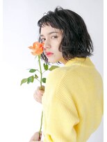 ロジェ(loje)&nbsp;＊LOJE＊ 暗髪でもお洒落女子。ウェット外はねボブ。