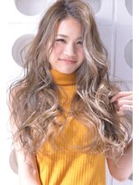 バズ ヘアーメイク(buzz Hair make)&nbsp;[buzz- Hair make] ロング（ミルクティー）エアーウェーブ