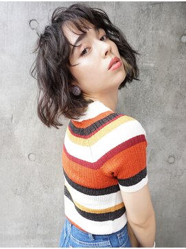 リパブリッシュ バイ ゴズウェルヘア(Republish by Goeswell Hair) シースルーバングとアンニュイカールボブ