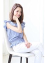 美容室 パルス 静岡鷹匠店(PALS)&nbsp;ツヤ感あり重めシルエット☆空気を含んだSカールをオン!!