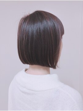 アナザヘアー なんば 高島屋前店(ANAZA hair) 切りっぱなし前下がりボブ♪大人可愛い20代30代40代ショート