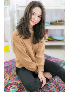 ミック 日暮里店(miq) サイドパートが色っぽい…揺れ落ちウェーブしっとり大人女子