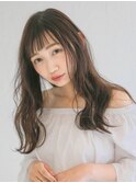 抜け感ウェーブ スタイル