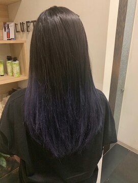 ルフトヘア 南千住 ネイビーグラデーション