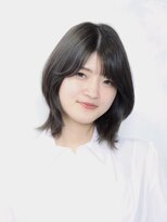 ジャン クロード ビギン 表参道店(JEAN CLAUDE BIGUINE)&nbsp;ナチュラルウルフ 外ハネ 前髪 くびれ