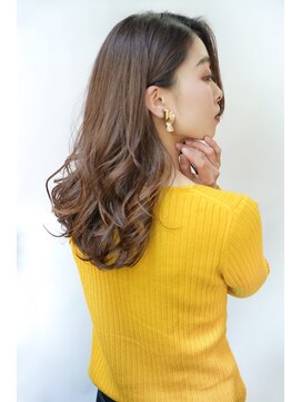 レスピア 銀座中央通り店(Respia) ショコラベージュ×大人セミロング【銀座】