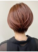 ピンクなハンサムショート