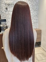 ヒアカアヴェダ 天神VIORO (Heaka AVEDA)&nbsp;ツヤサラレッドカラー【20代/30代/40代/髪質改善】H