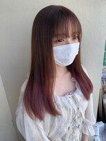 セピアージュ アン(hair beauty clinic salon Sepiage un)&nbsp;ピンクグラデーションカラー