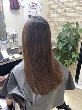 ルーミールーム(RoomieRoom) トレンドミルクティー髪質改善ツヤ髪美髪切りっぱなし手触り◎