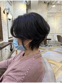 ★キシタクヘアー★前下がりハンサムショート