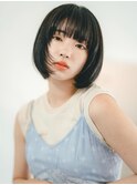 《Agu hair》ナチュラルマッシュボブ 夏ショート