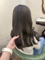 ベレッタ 枚方店(veretta.)&nbsp;bleachありグレージュ 担当:ばば/ブルベ夏カラー/ウェーブロング