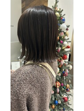エスデザイン(es design) ぷつっとボブ×モカブラウン