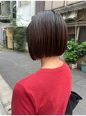 切りっぱなしボブ