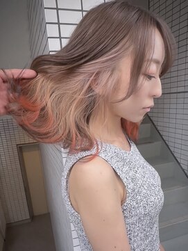 イエナ 渋谷(IENA) フォックスカラー　デザインカラー　エンドブラック