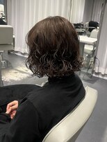 リラス 博多(rilas) 顔まわりレイヤー　ボブパーマ　くるくるパーマ　ミニボブパーマ