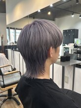 【メンズ×ウルフブリーチカラー】