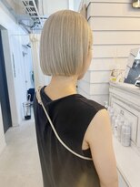 ジゼル 博多筑紫口店(GiseL)&nbsp;艶カラーホワイトブロンド