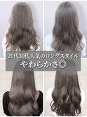 大人可愛いブリーチなしミルクティーベージュゆるふわパーマ