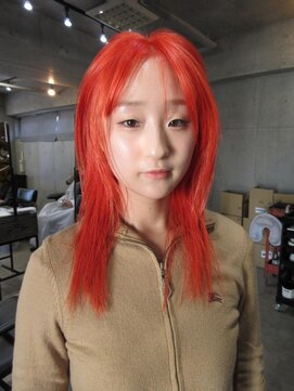 ナループロア ルームー(Nalu pu loa ROOMOO) レイヤーカット/オレンジカラー/暖色カラー