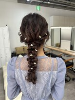 ジーニー 横浜(giinii)&nbsp;ヘアセット_編み下ろし