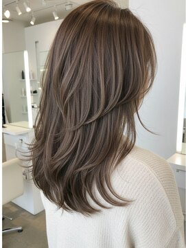 グルグル 本八幡店(GULGUL) 本八幡/顔周り/レイヤーカット/前髪/白髪ぼかし/ハイライト