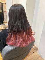 テーラヘアー 草加店(TELAHAIR)&nbsp;ピンクグラデーション