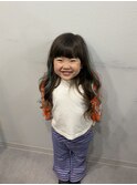 小学生カラー/小学生エクステ/ポイントエクステ
