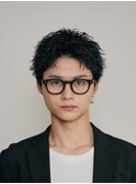 渋谷スパイキーパーマスパイキーショートパーマ刈り上げショート