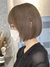 カット+縮毛矯正ストレート￥16500#レイヤーカット#韓国#渋谷