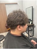 Men'sショート×パーマ