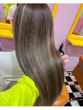 どぅ~す 梅田店 人毛シールエクステ50枚+カラー