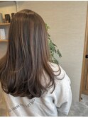 大人のツヤ髪アッシュベージュ