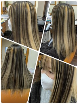 クリア 美容室 アンブレラカラー☆デザインカラー