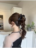 ヘアセット/ヘアメイク/お呼ばれ/ブライダル/あみ下ろし