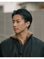 ペルズヘア(PELLS HAIR)&nbsp;センターパートメンズ大人ヘア毛流れセンターパート