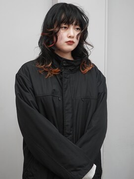 ヴァーディ オモテサンドウ(Vardy omotesando) orange/ポイントブリーチ オレンジ モード