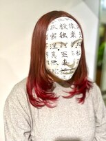 コマ(coma) 【coma中野】艶っぽレッドハイライトカラー