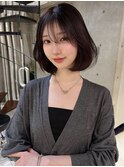 韓国ボブレイヤーボブ渋谷タッセルボブお洒落なレイヤーカット