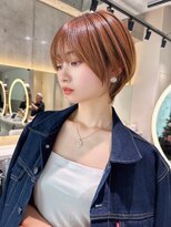ロンドアリシア 金山(Lond Alexia) ショートボブ×ピンクベージュ