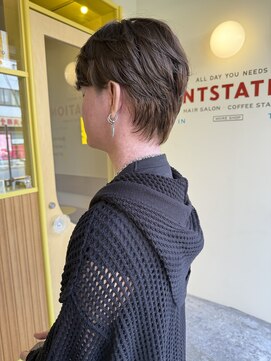 ヒントステーション(HINTSTATION) 〈浅草 半個室〉ブリーチなしダブルカラー×透明感グレージュ