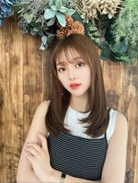 ラフィス ヘアー ハーバー 横浜店(La fith hair Harbor)&nbsp;【La fith】内巻きストレート×シースルーバング