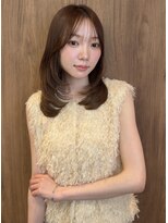 ケーツー 谷町(K-two)&nbsp;柔らかベージュ×レイヤーカット＊
