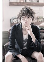 ベル 銀座5丁目店(Belle)&nbsp;メンズ　外国人風グレージュ×パーマ　【Belle銀座５丁目】