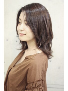 アンドヘアー 西葛西(&-HAIR) &-hairのくびれソフトウルフ☆ミディアム