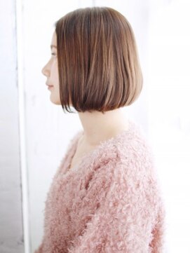 ヘアメイク ナル(hair make nalu) 切りっぱなしのカジュアルボブ