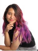 【W_SALON 河原町】ユニコーンカラー/ピンク/パープル