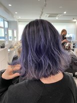 カラ ヘアーサロン(Kala Hair Salon) 青みラベンダーバレイヤージュ